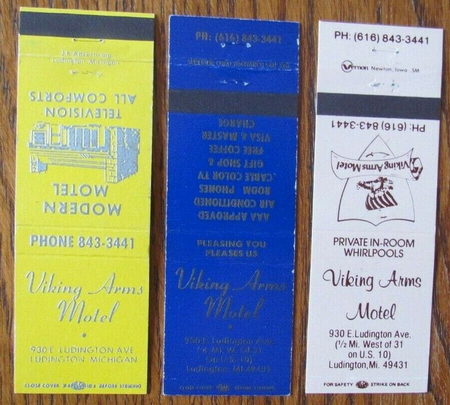 Viking Arms Inn (Viking Arms Motel) - Matchbook